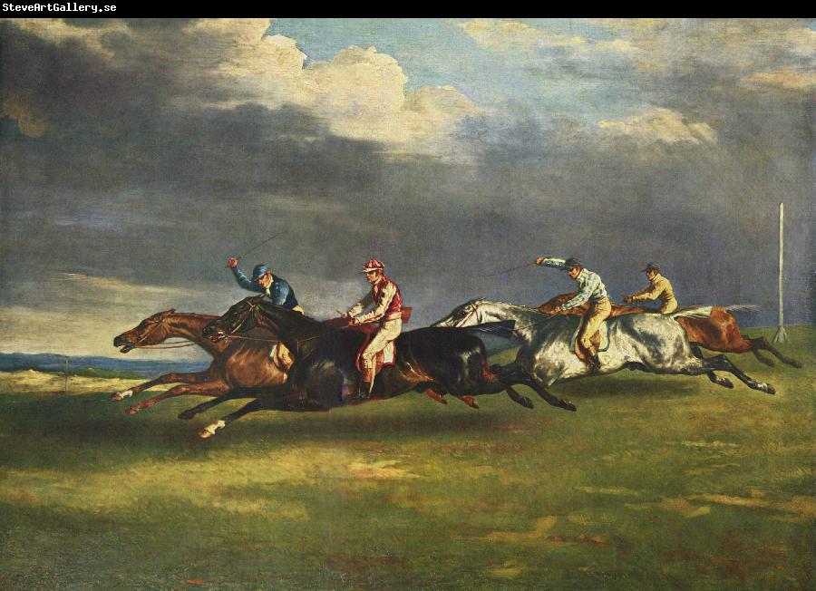 Theodore Gericault The 1821 Derby at Epsom